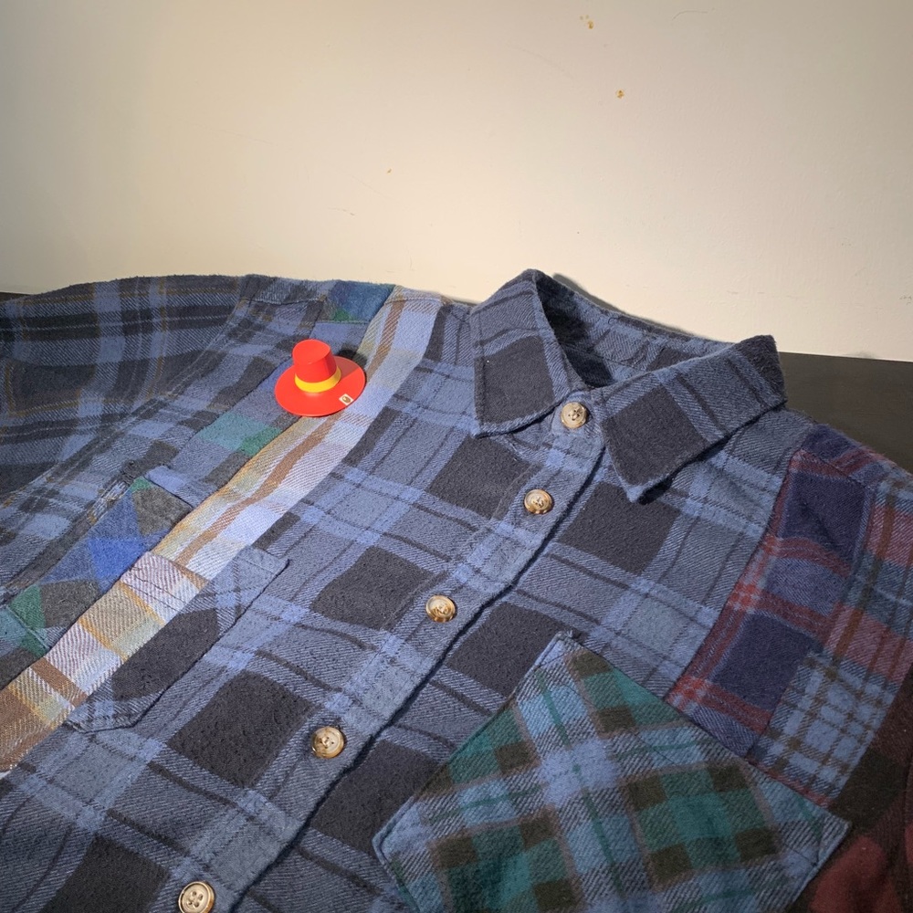 Needles Reworked Flannel Shirt